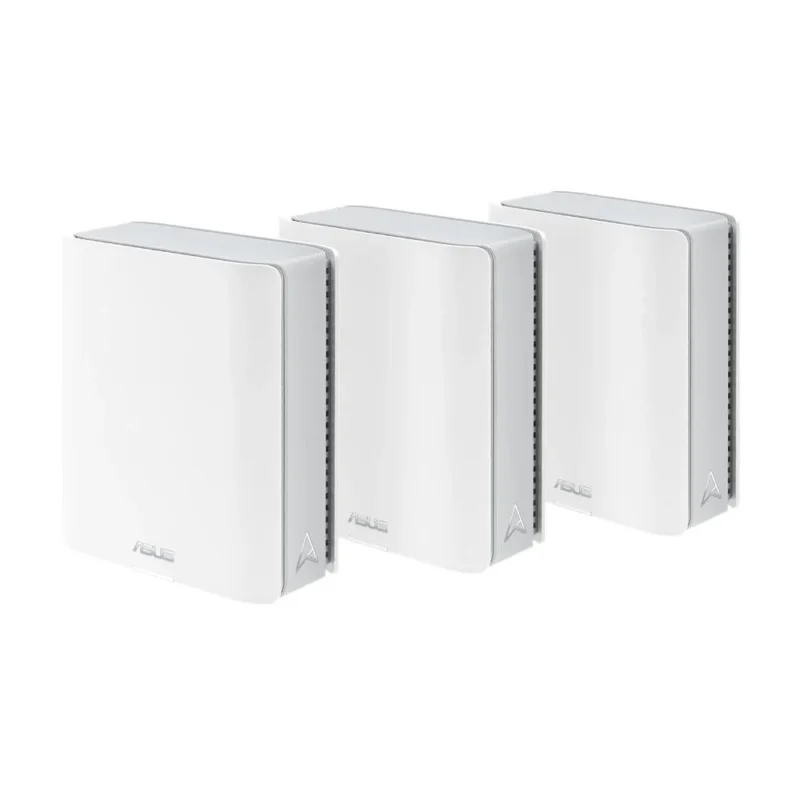 ASUS ZenWiFi BT8 Tri‑Band WiFi 7 Mesh Router 3er Set mit 6 GHz, 14 Gbit/s und 2,5G Ports