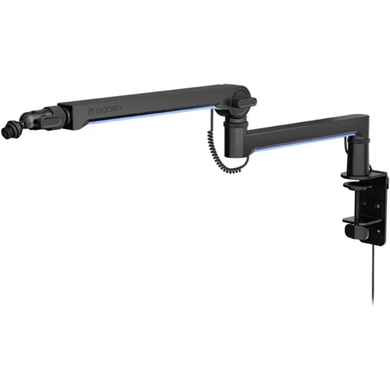 ENDORFY Broadcast Low Profile RGB Boom Arm Mikrofonarm mit RGB Beleuchtung