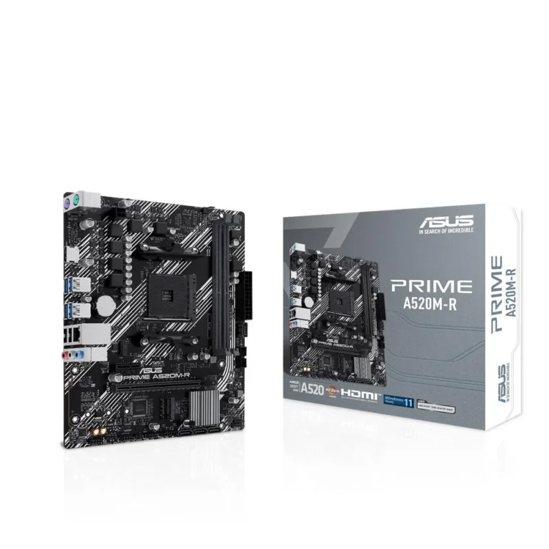 ASUS PRIME A520M-R Gaming Mainboard AM4 mATX M.2 HDMI USB 5Gbps