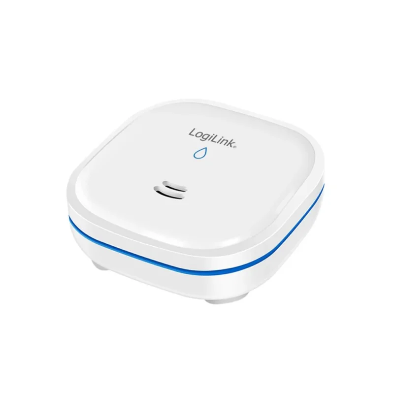 LogiLink Wasserlecksensor – Zuverlässiger Schutz vor Wasserschäden, IP65, Alarm >85 dB