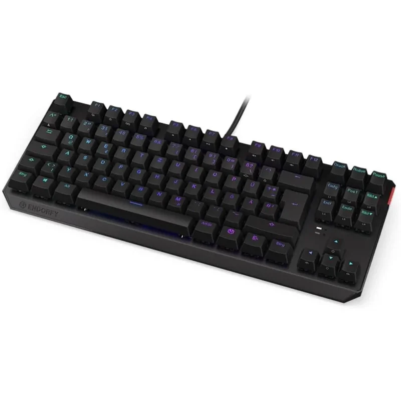ENDORFY Keyboard Thock TKL, Gaming Tastatur, schwarz