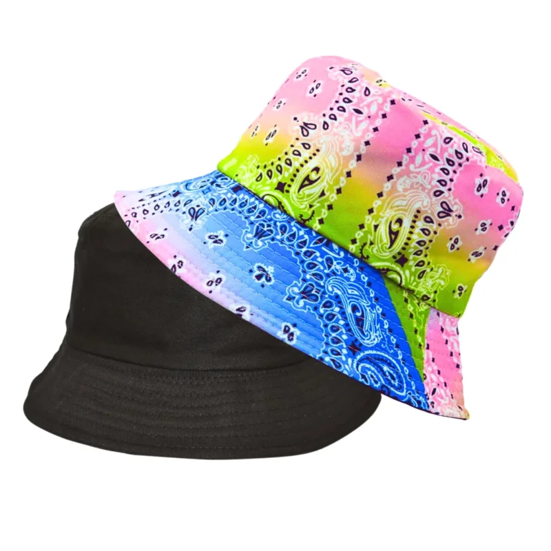 Anglerhut Fischerhut Sonnenhut Bucket Hut Reversibel Freizeithut Outdoor Wende-Hut Sommermütze Herbst Camping Reisen Wandern - für Damen Herren Kinder