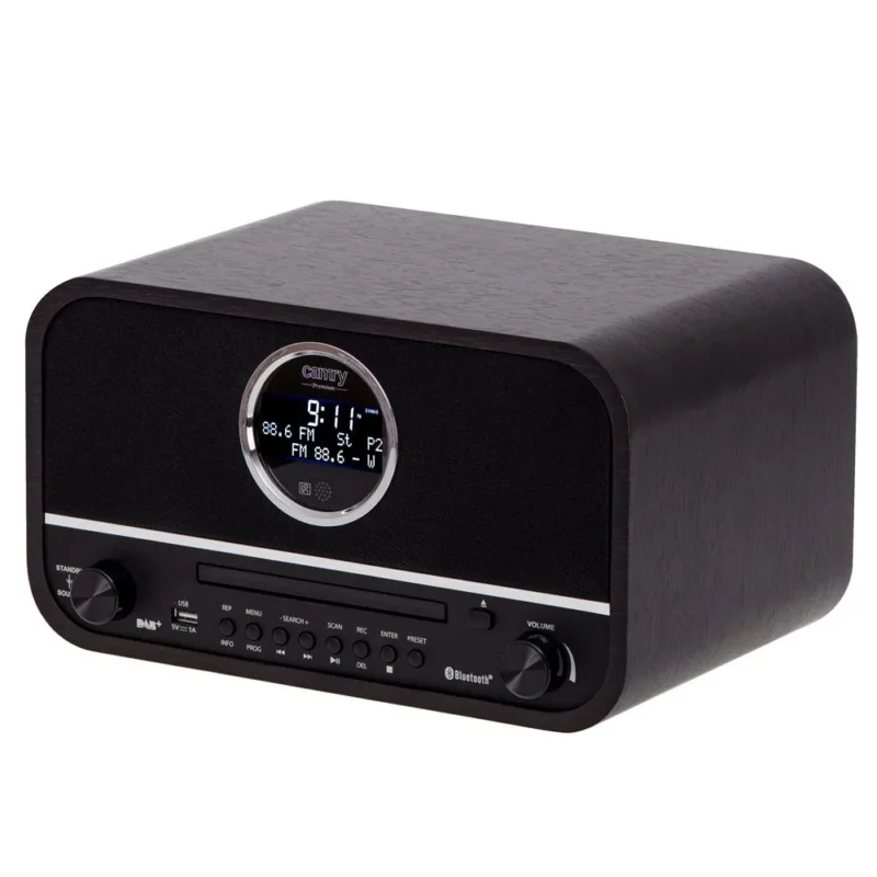 Camry CR 1182 Retro Radio Küchenradio mit Bluetooth 5.0 FM DAB Braun