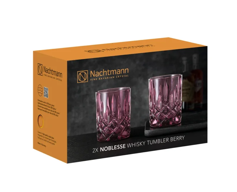Nachtmann Noblesse Colors Whiskybecher Berry 2er-Set 104244 – Bild 3