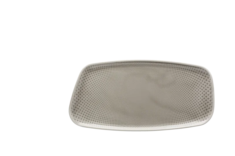 Rosenthal Junto Platte 30 x 15 cm Pearl Grey Grau