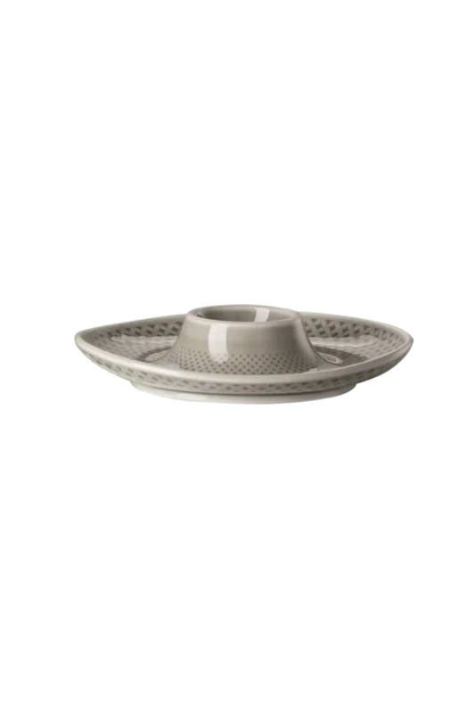 Rosenthal Junto Eierbecher mit Ablage Pearl Grey 13 CM Grau