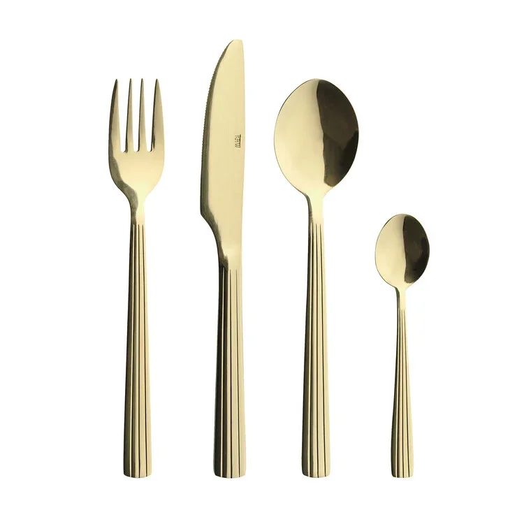 RAW Besteck-Set 24-teilig Champagner