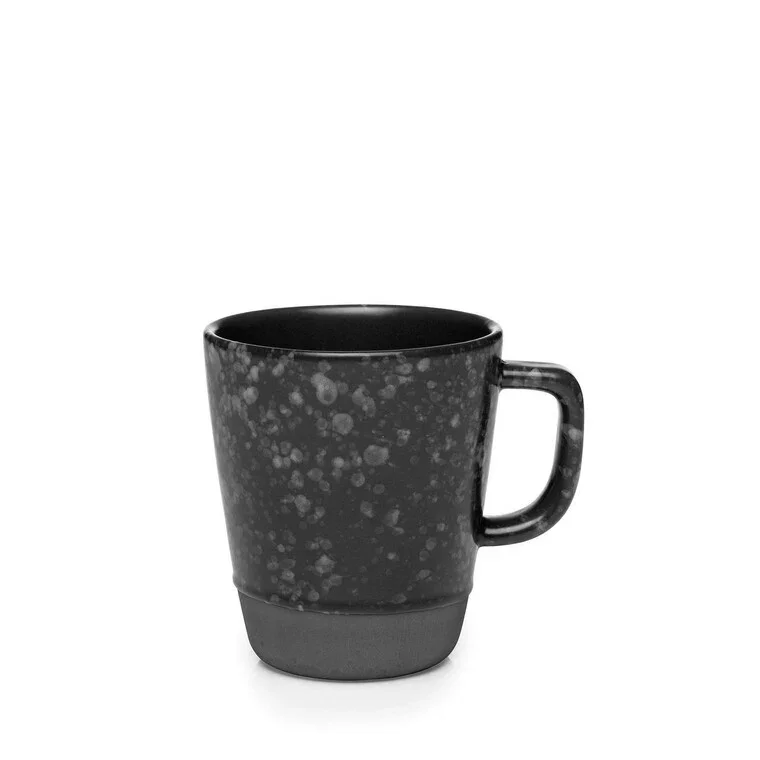 RAW becher mit hank 35 cl Schwarz mit Flecken