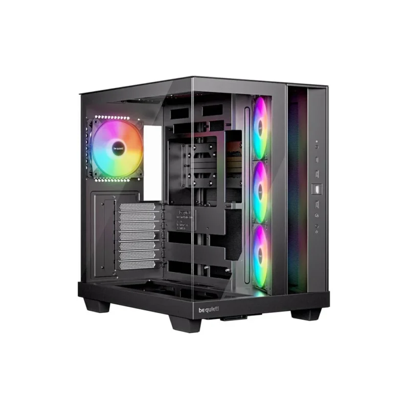 be quiet! Light Base 500 LX Black PC Gehäuse mit Glasfront und ARGB Lüftern