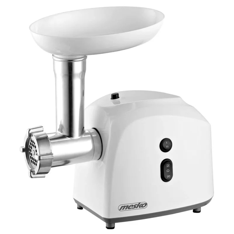 Mesko MS 4805 Fleischwolf 1500 Watt mit Wurstaufsatz Weiß