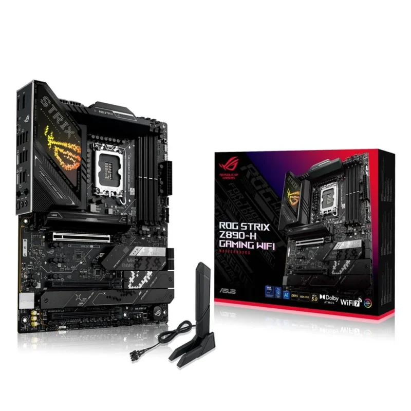 ASUS ROG STRIX Z890-H GAMING WIFI Mainboard LGA 1851 ATX DDR5 PCIe 5.0 WiFi 7