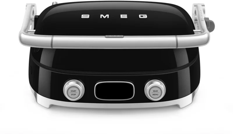 Smeg - Multifunktionsgrill | Schwarz | 50er Jahre | Kontaktgrill