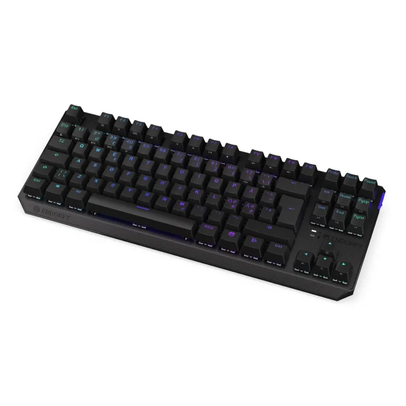 ENDORFY Thock TKL Wireless Tastatur NO Layout Kailh Brown Schwarz ARGB