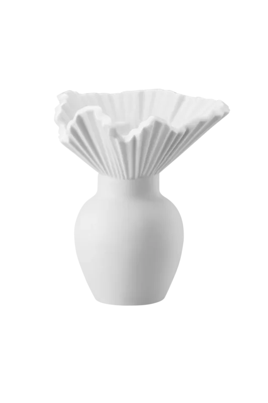 Rosenthal Falda Vase 10 cm Weiss matt