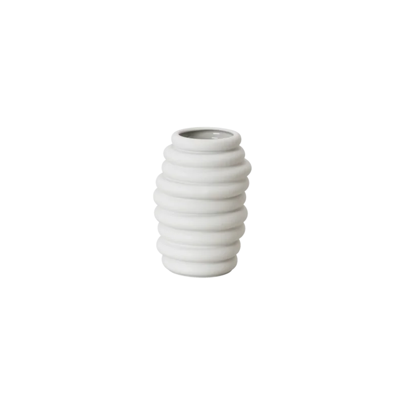 Rosenthal Hop Vase 14 cm Weiss matt Weiss