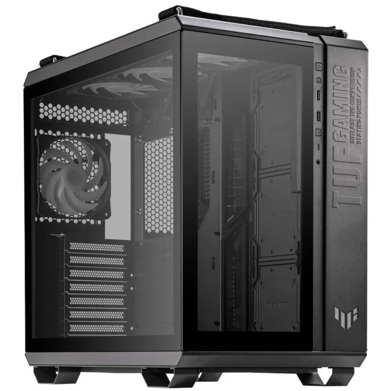 ASUS TUF Gaming GT502 PLUS TG Black modulares Zweikammer PC Gehäuse