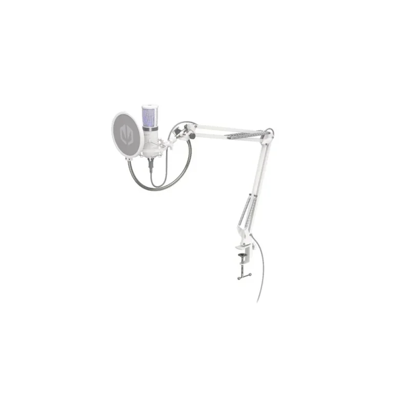ENDORFY Solum Streaming Onyx White USB Mikrofon mit Anti Shock Montage