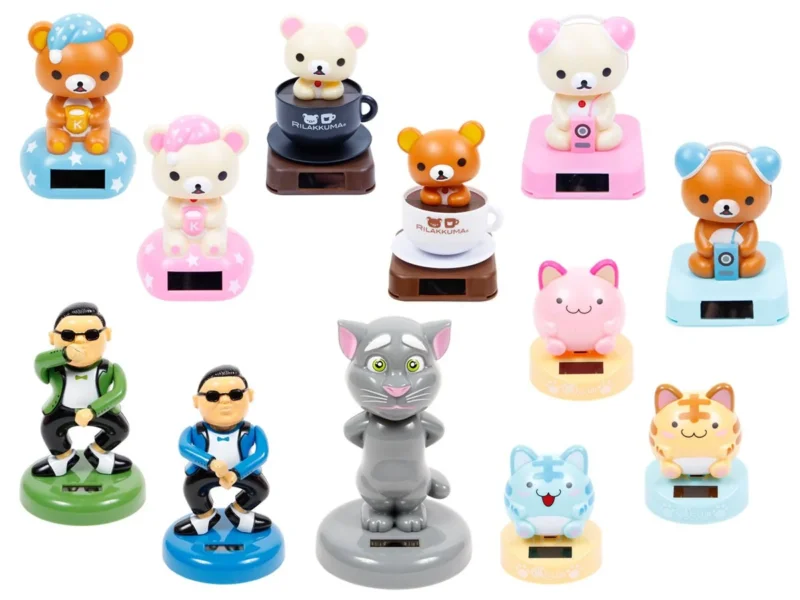 Wackelfigur Auto Solar Solarfigur Solartiere Solarbetriebene Figuren Autodeko Wackel Tiere