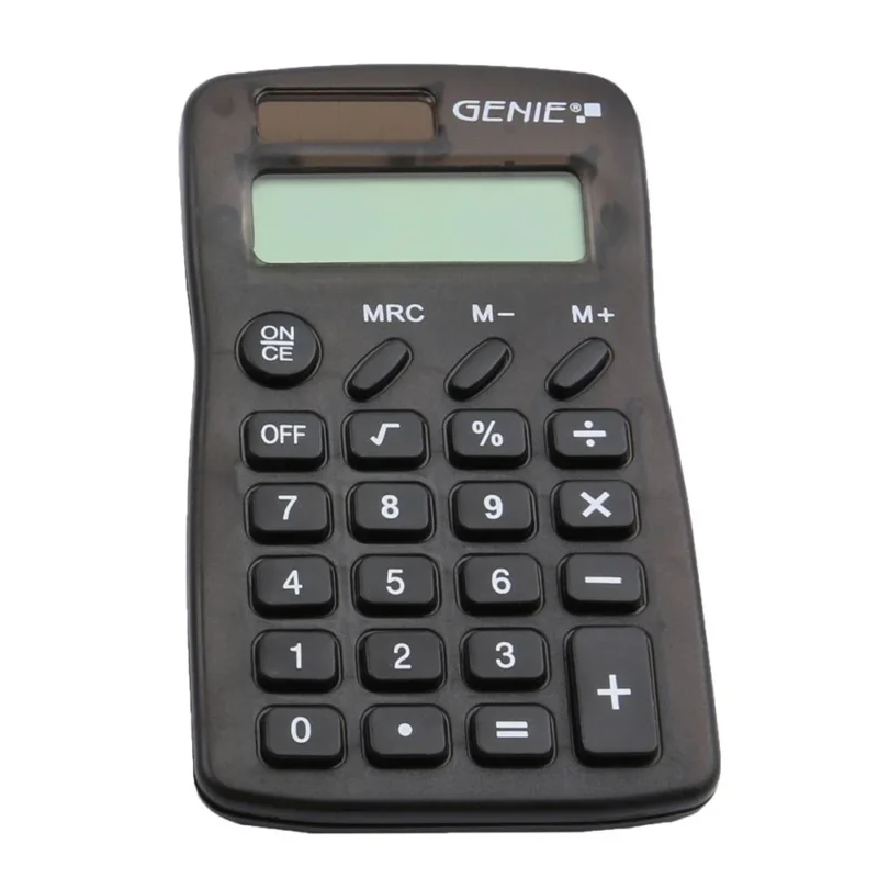 GENIE 825 S Taschenrechner 8 stellig Schwarz Dual Power