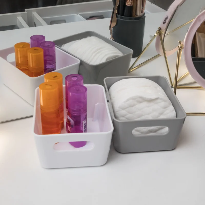 Ordnungsbox - 12,5x10x6cm - 600ml - Schubladenorganizer Ordnungskorb Organizerbox - Ordnungssystem
