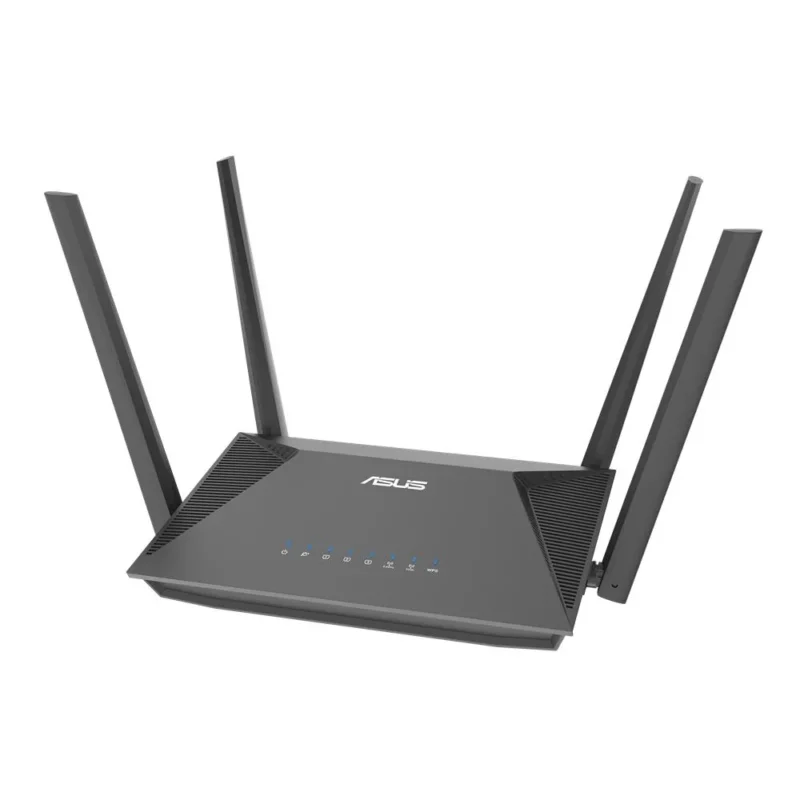 ASUS RT‑AX52 AX1800 AiMesh Router mit WiFi 6, Instant Guard und integriertem VPN