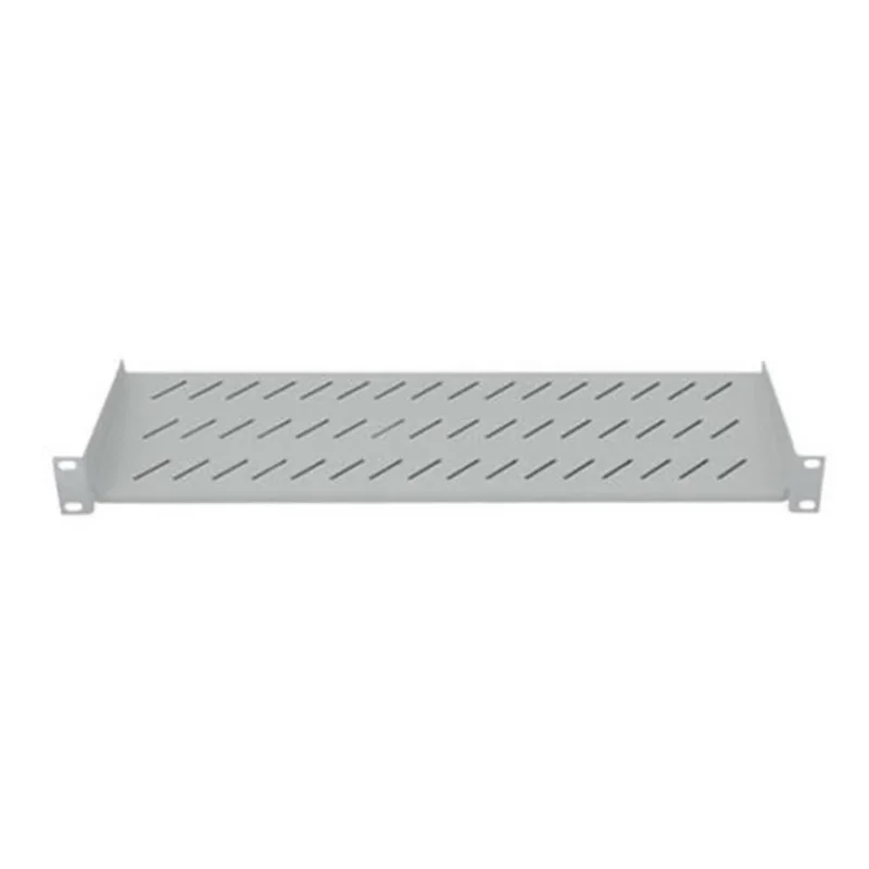 LogiLink 19" Fachboden – vorne befestigt, Tiefe 150 mm, Lichtgrau