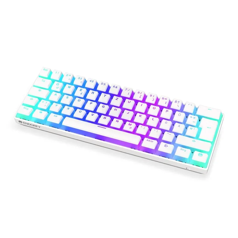 ENDORFY Thock Compact Wireless Tastatur DE Layout Kailh Box Red Weiß