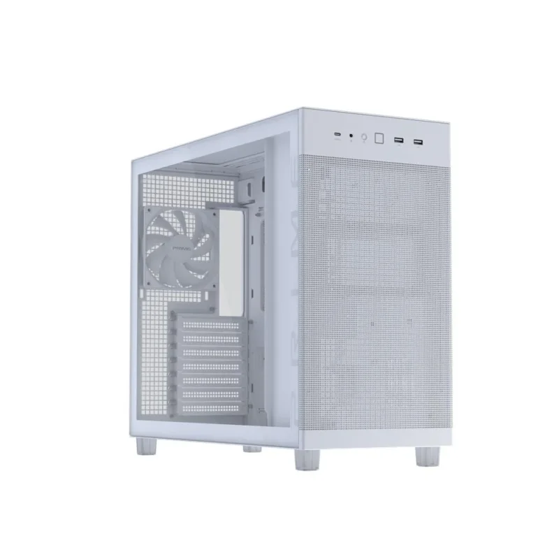 ASUS Prime AP303 TG ATX PC Gehäuse White mit 360 mm Radiator und USB 20Gbps