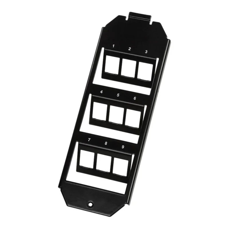 LogiLink 9 Port Bodentankeinsatz für 3 x 3 Keystone Module 208 mm