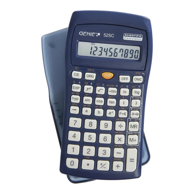 GENIE Taschenrechner 52 SC Wissenschaftlicher Rechner Blau