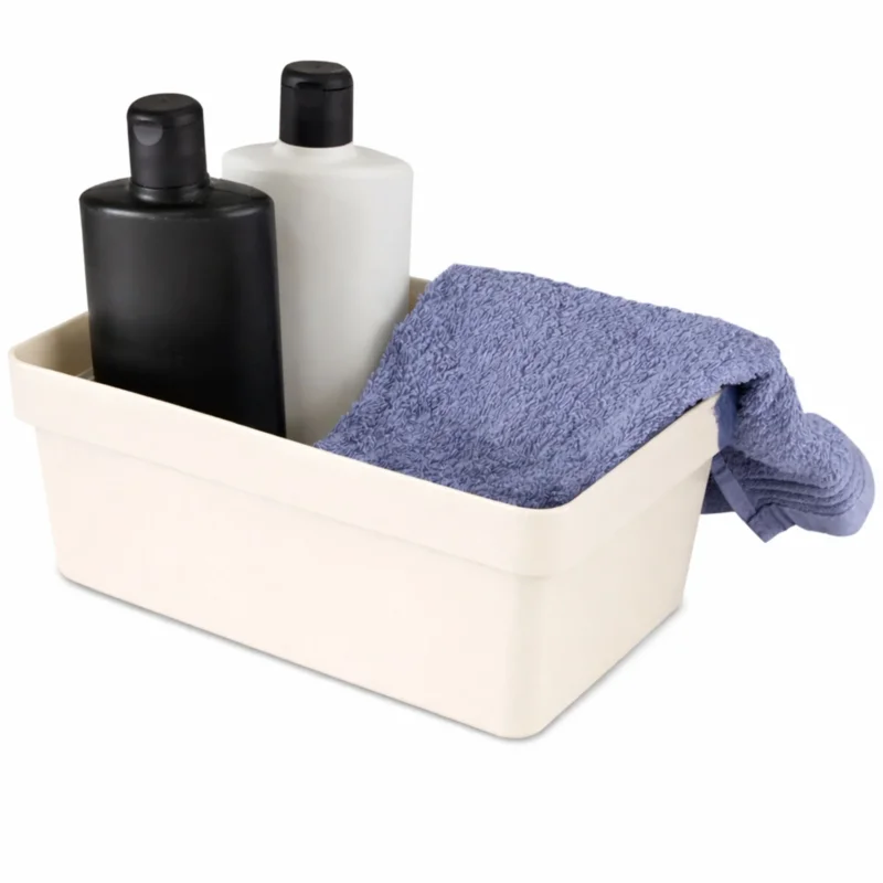 Ordnungsbox - DINA5 Format - 17x25x11 cm - 3,6 Liter - Ordnungskorb Schubladenorganizer Organizerbox Ordnungssystem Kunststoff Aufbewahrung Schrank Bad