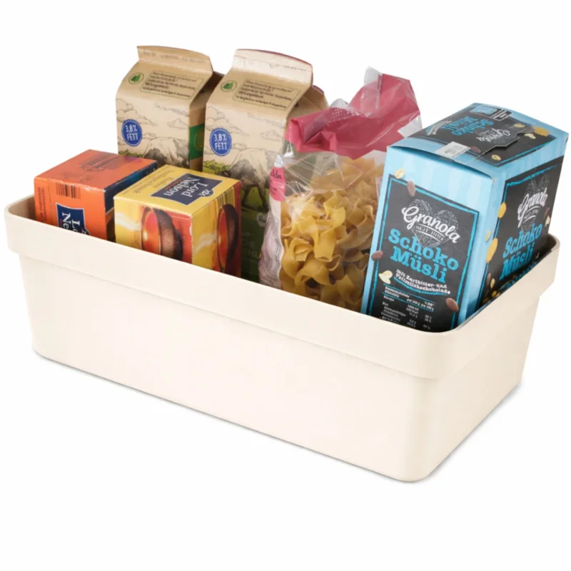 Ordnungsbox - 36,5x22x14 cm - 9 Liter - Ordnungskorb Schubladenorganizer Organizerbox Ordnungssystem Kunststoff Aufbewahrung Schrank Bad