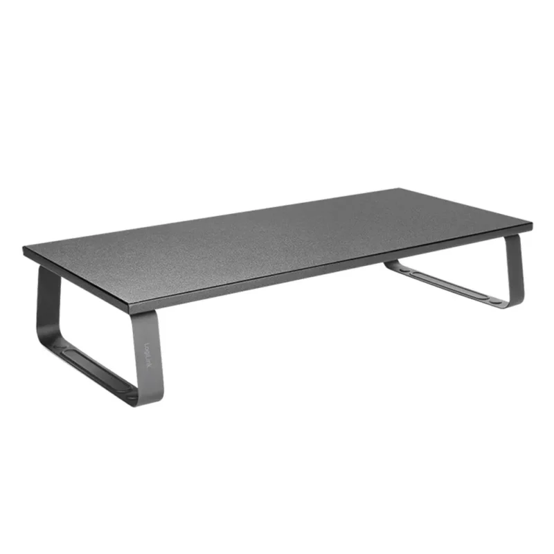 LogiLink Monitorerhöhung 600 mm ergonomisch mit Stauraum Schwarz