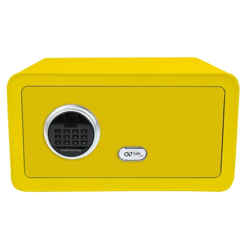 Olympia Tresor GOsafe 2.0 120FP 16 Liter Gelb mit Fingerabdruck