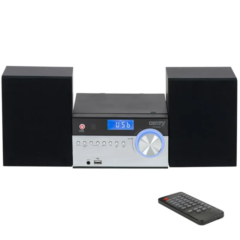 Camry CR 1173 Mini HiFi Anlage mit CD Player, Schwarz