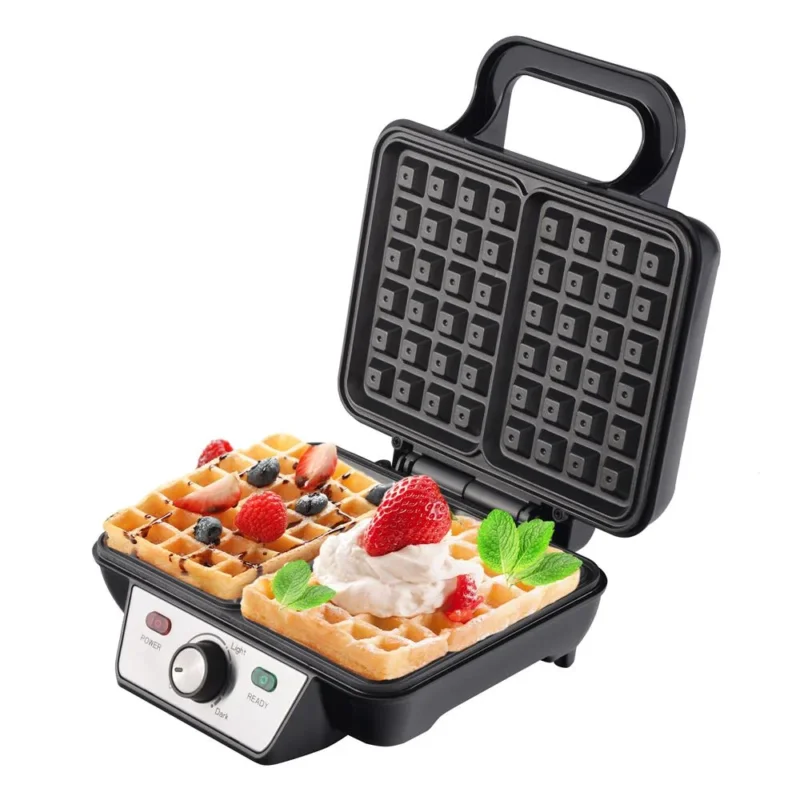 Camry CR 3046 Waffeleisen 1600 Watt für 2 Waffeln Schwarz