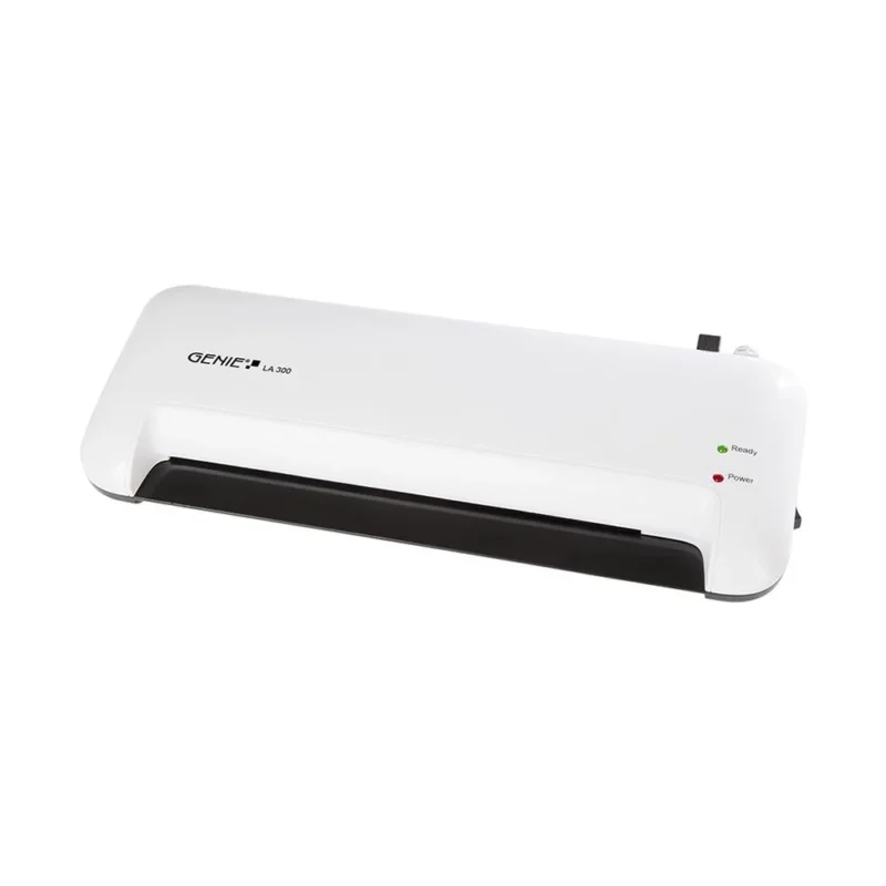 GENIE Laminiergerät LA 300 A4 mit 5 Laminierfolien Weiß