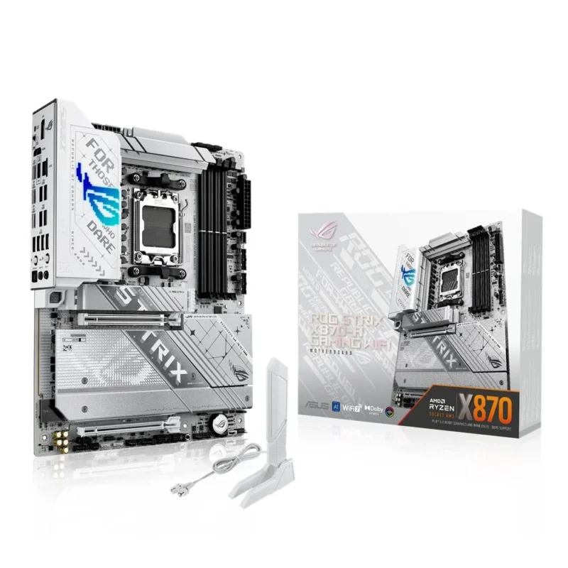 ASUS ROG STRIX X870-A GAMING WIFI Mainboard Sockel AM5 AMD ATX DDR5 PCIe 5.0 WiFi 7