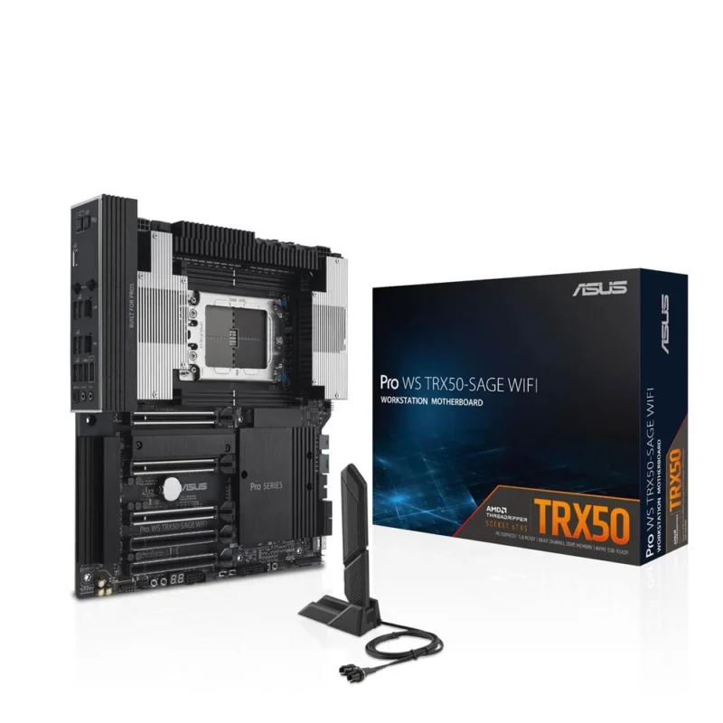 ASUS PRO WS TRX50-SAGE WIFI Workstation Mainboard sTR5 CEB PCIe 5.0 10Gb LAN