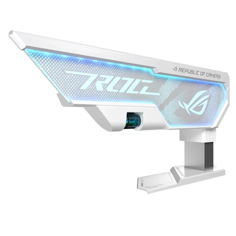 ASUS ROG Herculx Grafikkartenhalter White mit ARGB und Aura Sync