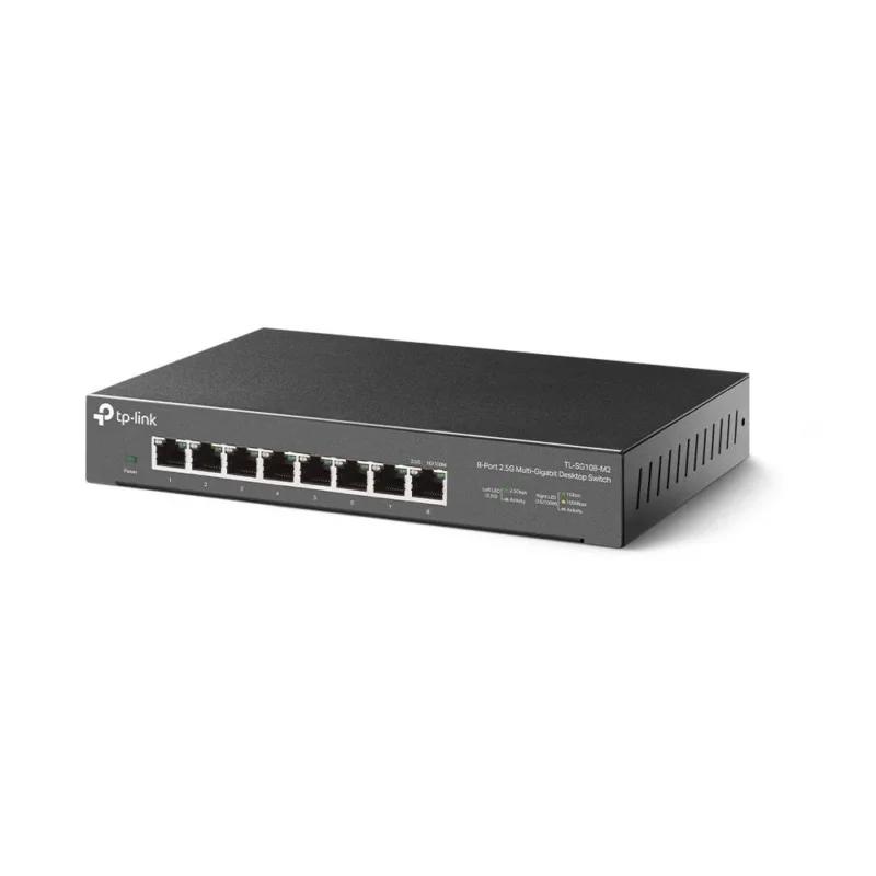 TP-Link TL-SG108-M2 8 Port 2.5G Switch Multi Gigabit Desktop lüfterlos