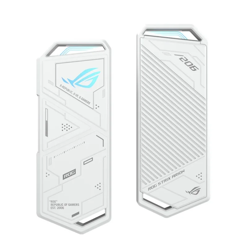 ASUS ROG Strix Arion White Edition M.2 NVMe-SSD-Gehäuse USB-C 10 Gbit/s