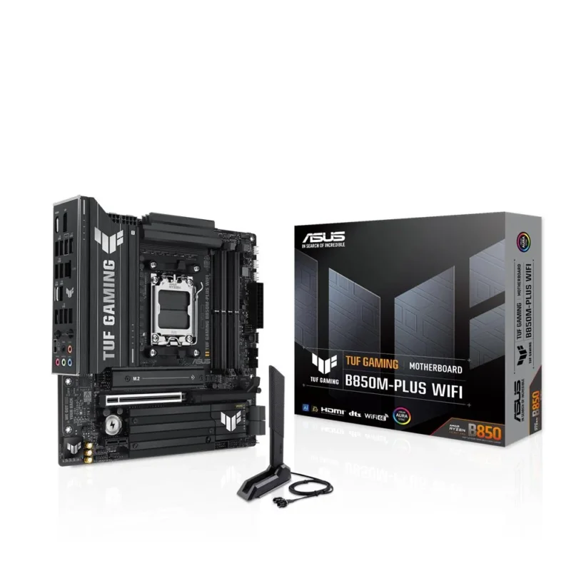 ASUS TUF Gaming B850M-PLUS WIFI Mainboard AM5 mATX DDR5 PCIe 5.0 WiFi 6E