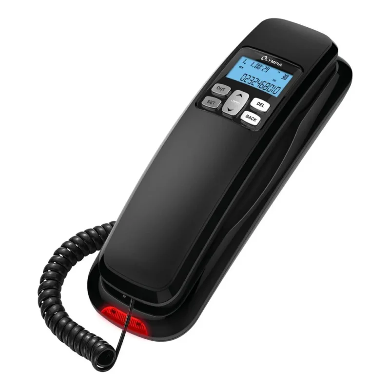 Olympia Großtastentelefon 4510 Festnetztelefon mit großen Tasten Schwarz