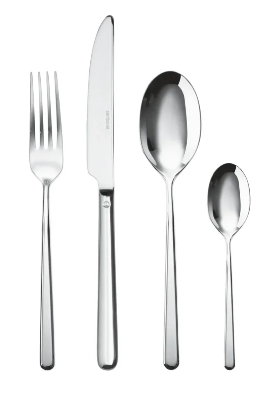 Sambonet Linear Besteckset 24-teilig Edelstahl 18/10 hochglanzpoliert – Ansicht 1