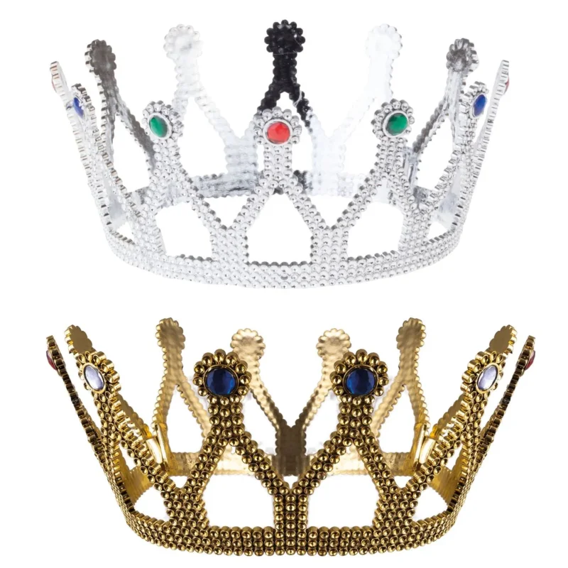 Prinzessin Krone Karneval Strass Haarschmuck Glitzerkrone Mädchen Erwachsene Eiskönigin Kostüm Accessoire Zubehör Geburtstag