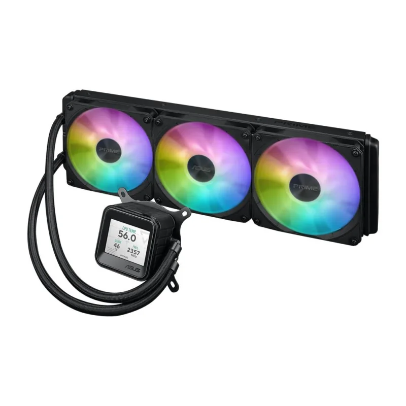ASUS PRIME LC ARGB LCD All‑in‑One CPU‑Wasserkühlung 360 mm LGA 1851 AM5
