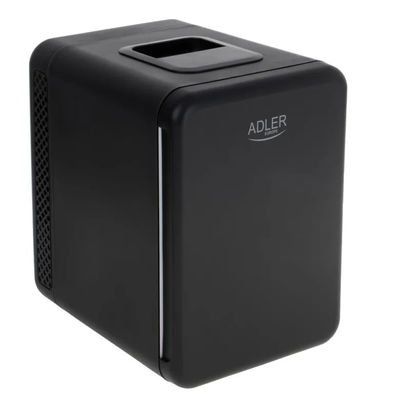 Adler AD 8084 Mini Kühlschrank 4l für Auto mit Heizfunktion klein tragbar schwarz Getränkekühlschrank