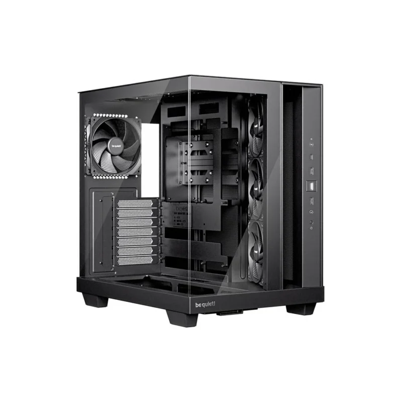 be quiet! Light Base 500 Black PC Gehäuse mit Glasfront und Seitenfenster