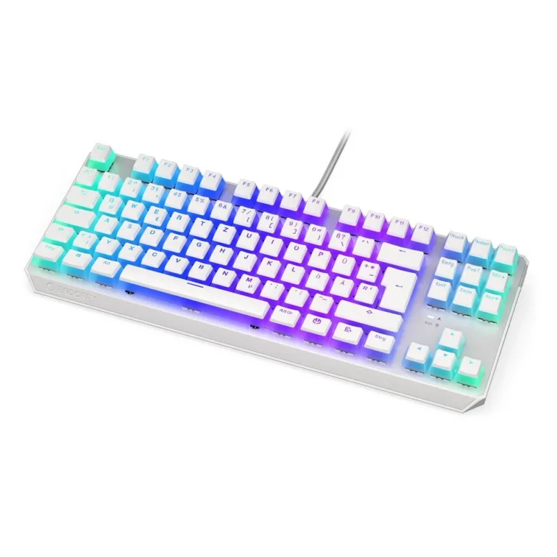 ENDORFY Thock TKL Wireless Tastatur DE Layout Kailh Box Red Weiß Pudding